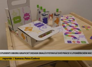 LITOMĚŘICE: Studenti oboru Grafický design obalů vystavují své práce v litoměřickém KKC