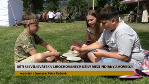 LIBOCHOVANY: Děti si svůj svátek v Libochovanech užily mezi indiány a kovboji LIBOCHOVANY: Děti si svůj svátek v Libochovanech užily mezi indiány a kovboji