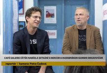 ÚŠTĚK: Café galerie Úštěk nabídla setkání s hercem a hudebníkem Igorem Orozovičem