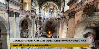 LITOMĚŘICE: V kostele Zvěstování Panny Marie začala studentská výstava Kraj bez kraje