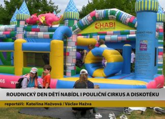 ROUDNICE N. L.: Den dětí nabídl i pouliční cirkus a diskotéku