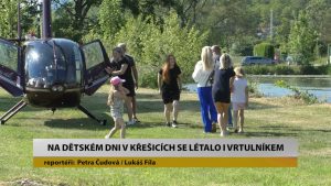 KŘEŠICE: Na Dětském dni se létalo i vrtulníkem KŘEŠICE: Na Dětském dni se létalo i vrtulníkem