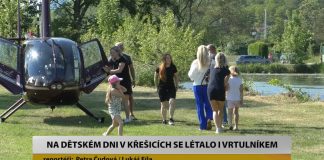 KŘEŠICE: Na Dětském dni se létalo i vrtulníkem