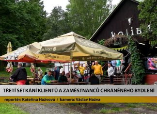 ÚŠTĚK: Třetí setkání klientů a zaměstnanců Chráněného bydlení počasí nepřekazilo