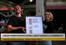 Hákův parní pivovar ocenil Labuť Garden v Litoměřicích