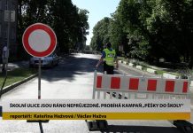LITOMĚŘICE: Školní ulice jsou ráno neprůjezdné. Probíhá kampaň „Pěšky do školy“