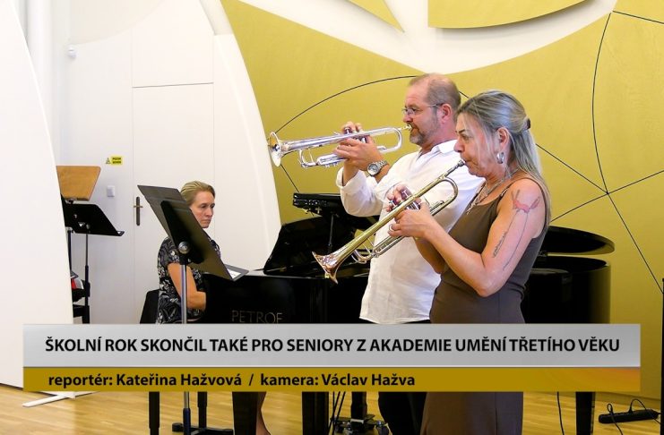 LITOMĚŘICE: Školní rok skončil také pro seniory z Akademie umění třetího věku