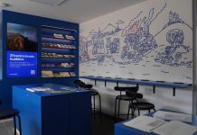 Na lovosickém nádraží je k vidění nová malba od autora projektu Opráski sčeskí historje