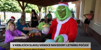 KEBLICE: V Keblicích slavili Vánoce navzdory letnímu počasí