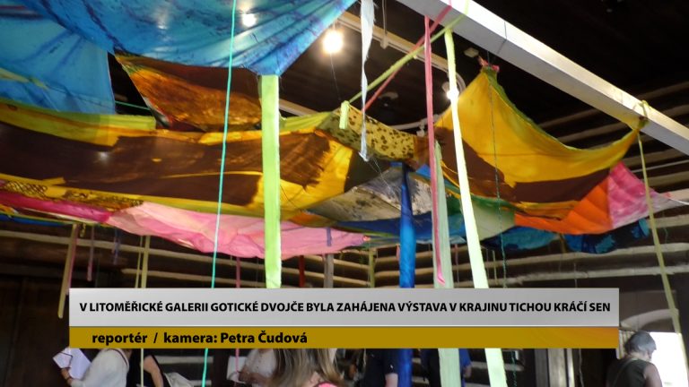 LITOMĚŘICE: V litoměřické Galerii Gotické dvojče byla zahájena výstava V krajinu tichou kráčí sen