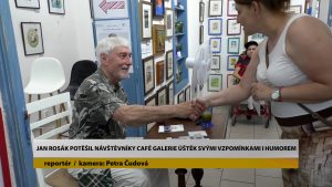 ÚŠTĚK: Jan Rosák potěšil návštěvníky Café galerie Úštěk svými vzpomínkami i humorem ÚŠTĚK: Jan Rosák potěšil návštěvníky Café galerie Úštěk svými vzpomínkami i humorem