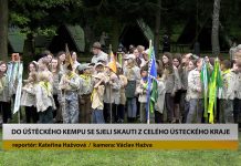 ÚŠTĚK: Do kempu se sjeli skauti z celého Ústeckého kraje