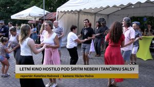 LITOMĚŘICE: Letní kino hostilo pod širým nebem i tančírnu salsy LITOMĚŘICE: Letní kino hostilo pod širým nebem i tančírnu salsy