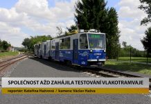 DĚTENICE: Společnost AŽD zahájila testování vlakotramvaje