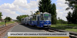 DĚTENICE: Společnost AŽD zahájila testování vlakotramvaje