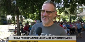 LOVOSICE: Křeslo pro hosta nabídlo setkání s Davidem Matáskem