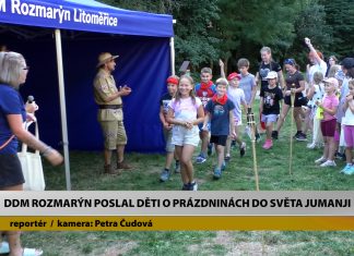 CHOTĚVICE: DDM Rozmarýn poslal děti o prázdninách do světa Jumanji