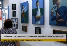 ÚŠTĚK: Své obrazy vytvořené z teček v Galerii poprvé vystavuje Radovan Pauch