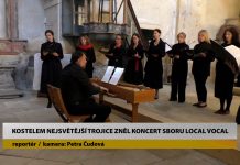 ZAHOŘANY: Kostelem Nejsvětější Trojice zněl koncert sboru Local Vocal