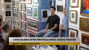 ÚŠTĚK: Café galerie Úštěk přivítala herce Josefa Trojana ÚŠTĚK: Café galerie Úštěk přivítala herce Josefa Trojana