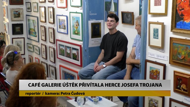 ÚŠTĚK: Café galerie Úštěk přivítala herce Josefa Trojana