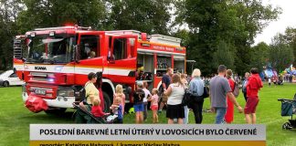 LOVOSICE: Poslední Barevné letní úterý bylo červené