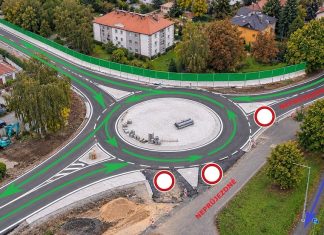 Třetí etapa rekonstrukce křižovatky U Jatek začne 24. října. Most se otevře