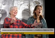 LITOMĚŘICE: Carmen Mayerová a Tereza Kostková rozehrály v Litoměřicích příběh Na útěku