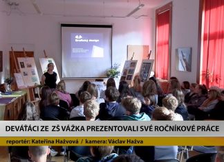 LITOMĚŘICE: Deváťáci z Waldorfské ZŠ Vážka prezentovali své ročníkové práce